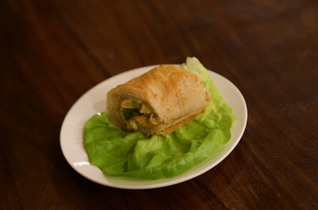 Curry Crab Crispelle