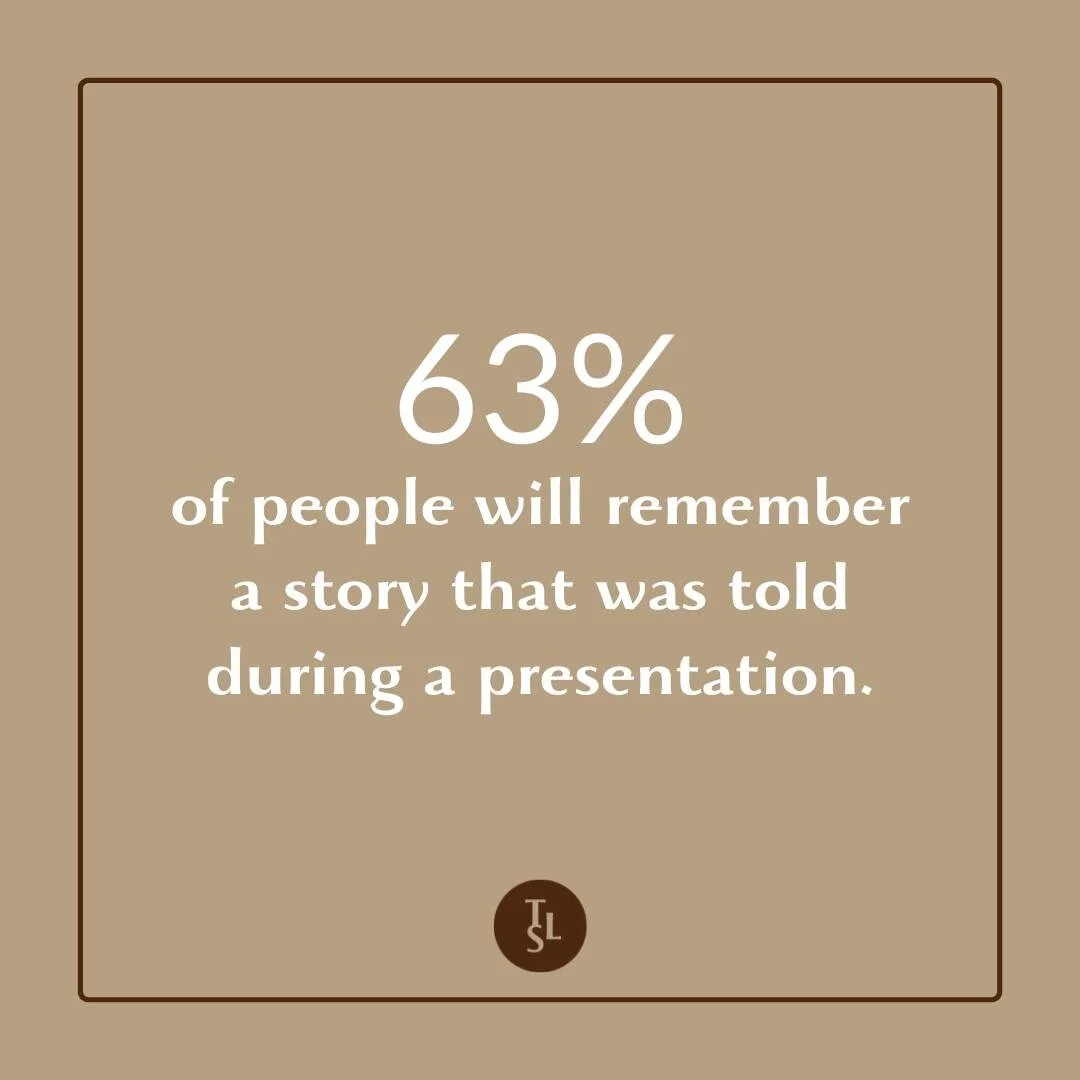If you're in sales, you know just how much we love stats and how they drive our business, but you can't say the same for everyone else. Only 5% of people will remember statistics from a presentation, but 63% will remember a story.

Storytelling is on