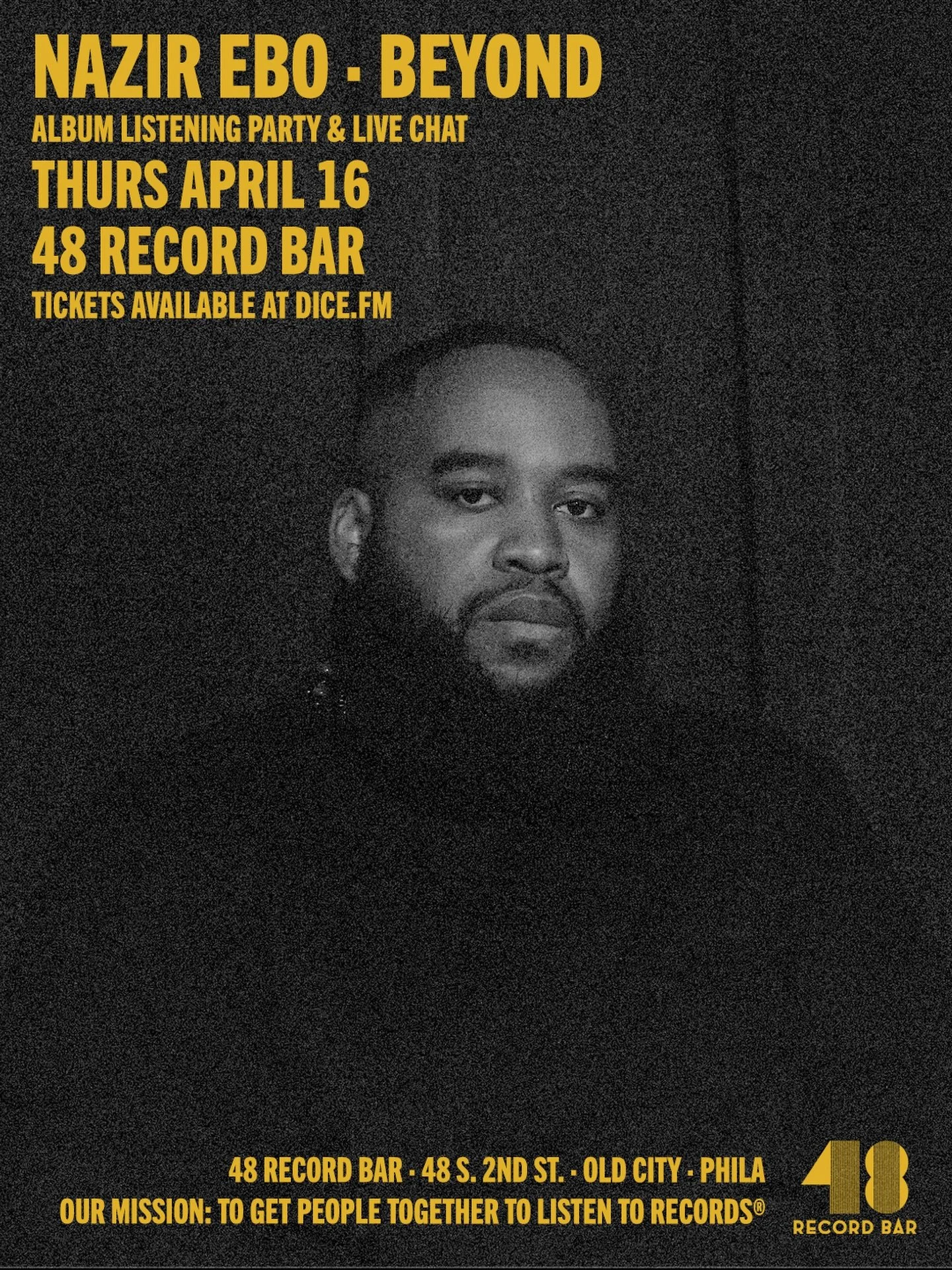 We&rsquo;re so excited to celebrate the release of the debut album by Philly&rsquo;s own @nazir.ebo! Snag a ticket now via 🔗 in bio.

A self-taught prodigy and classically-trained bassist from Philadelphia, PA, drummer and composer Nazir Ebo has bee