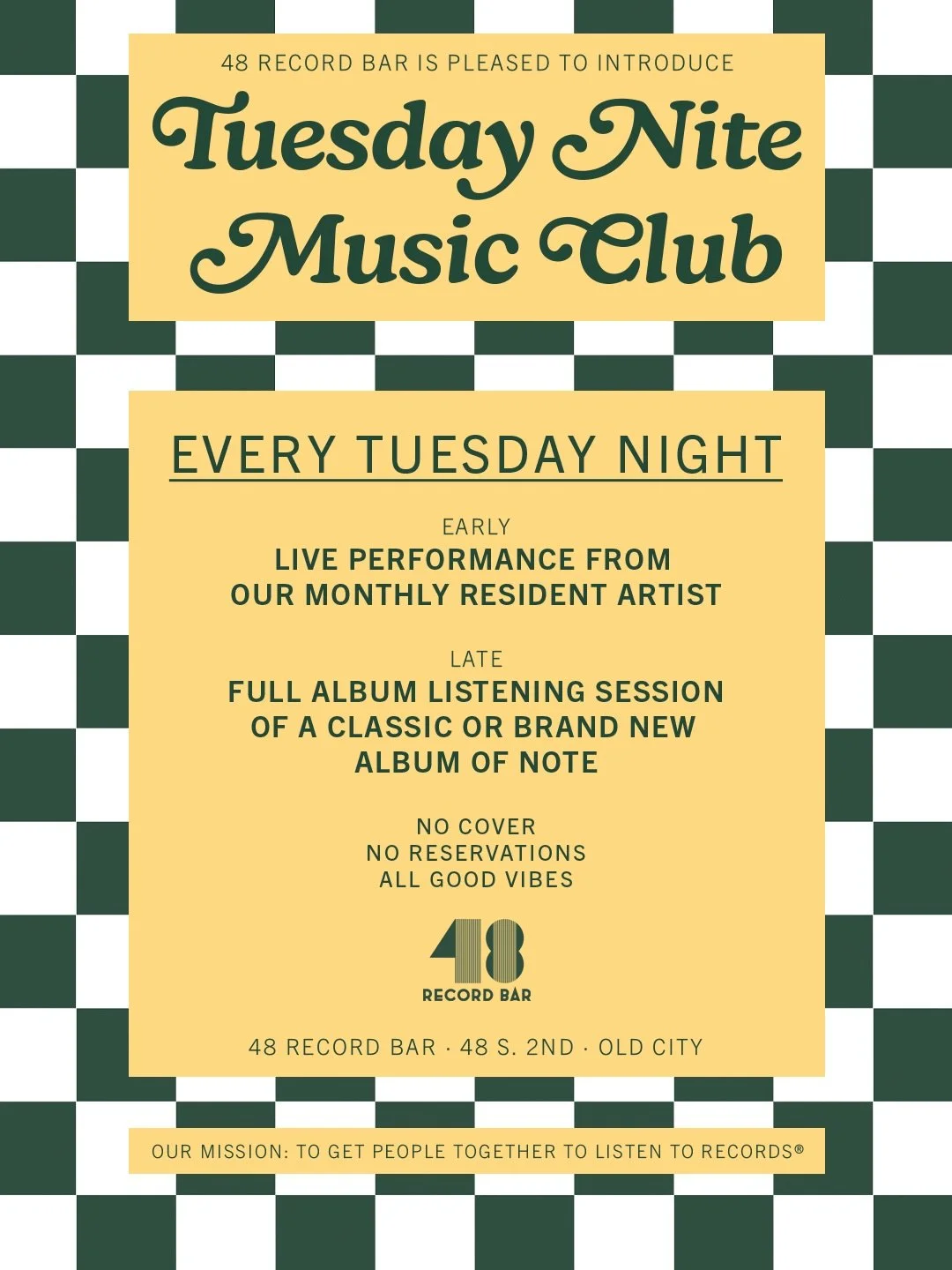 Tuesday Night Music Club: If you&rsquo;re there, you&rsquo;re in it! Do join us as we roll out our new series with the delightful @thirdeyeensemble every Tuesday in May, and some really special full-album listening sessions.

Our mission: To get peop