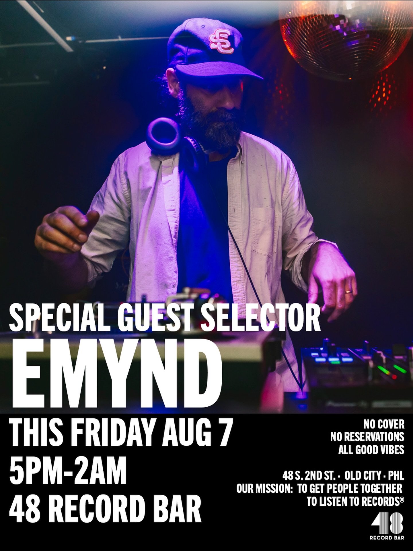 Original vinyl. Classic &rsquo;90s and &lsquo;00s joints. Hip-hop, R&amp;B, pop, indie-rock, dancehall, and house, all mixed the old-school way by DJ Emynd.