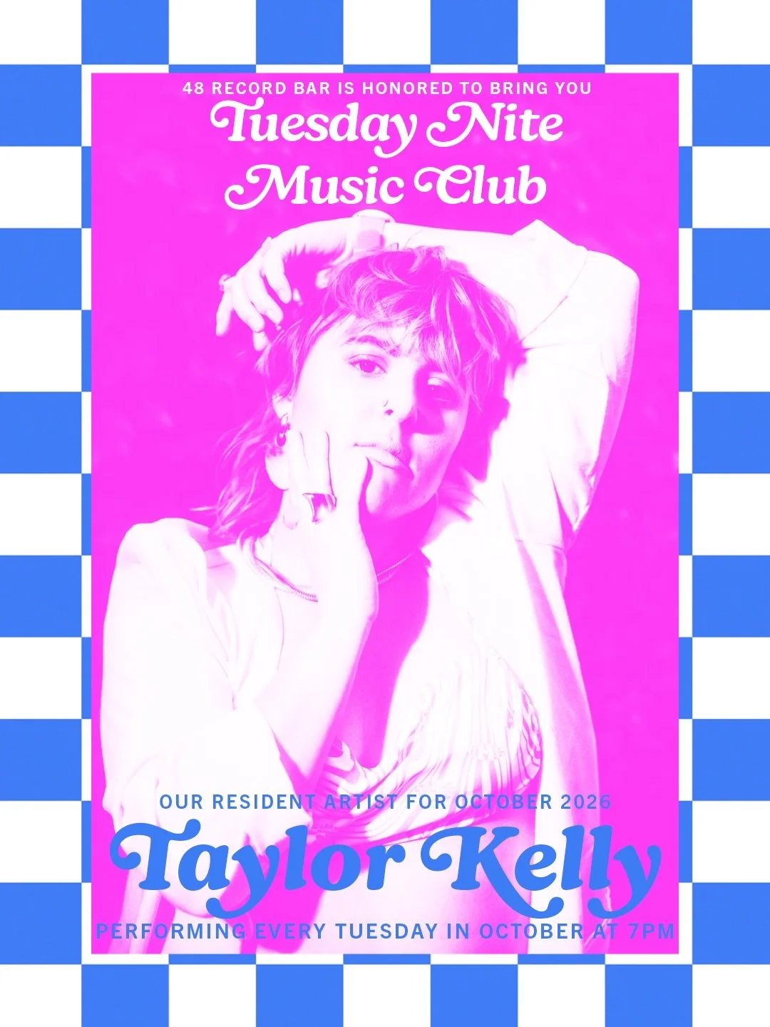 🙌 OCTOBER BELONGS TO TAYLOR KELLY! 🙌 @taylorkellymusic3.0 has been a friend to the venue since before there even was a venue, and we are incredibly excited to get to hang with her every Tuesday this month! Each week, TK will be performing different