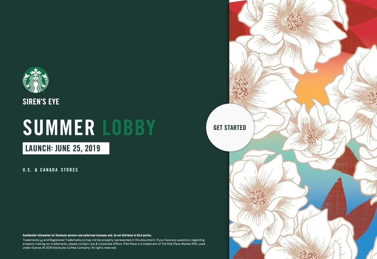 Starbucks siren's eye redesign