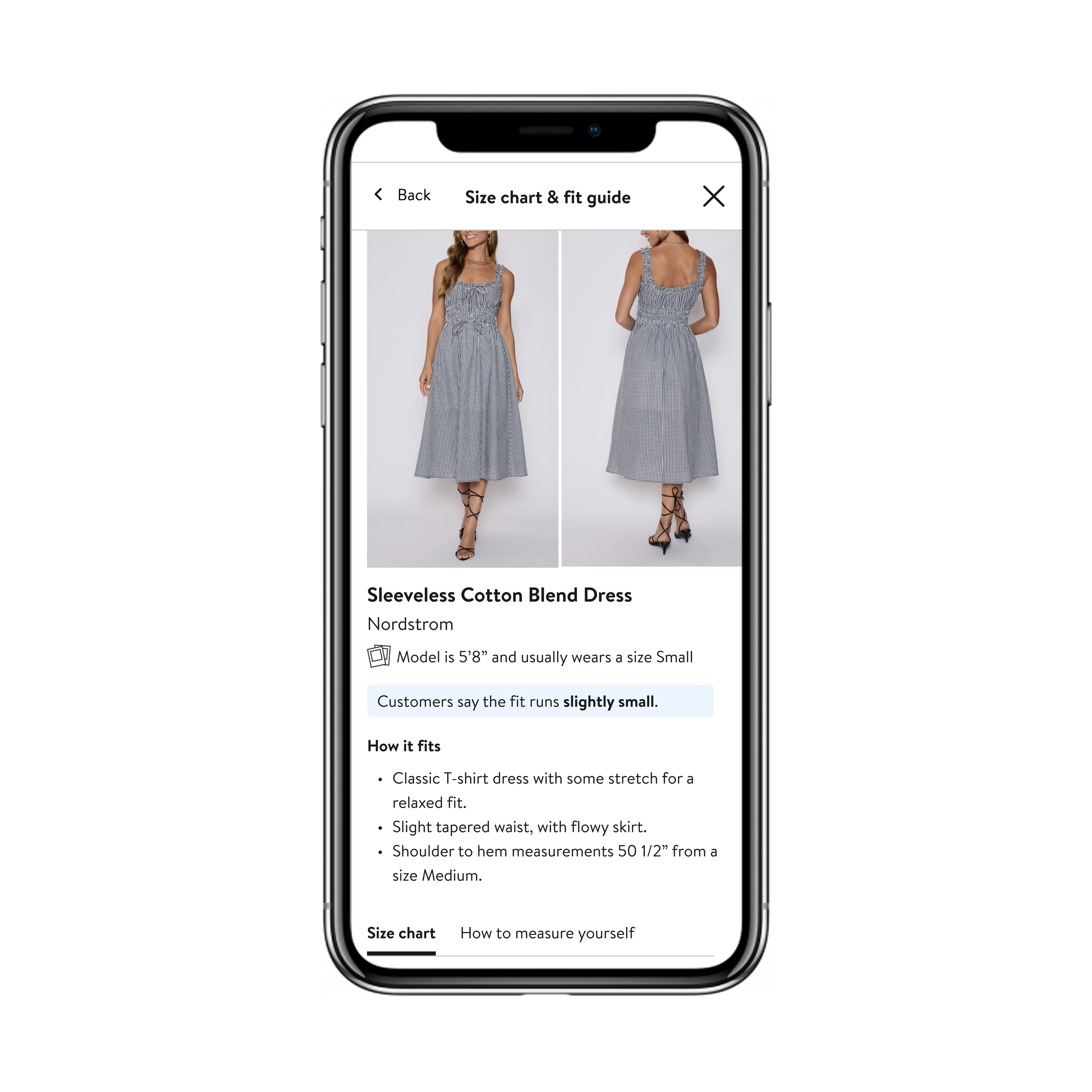 Nordstrom size &amp; fit redesign