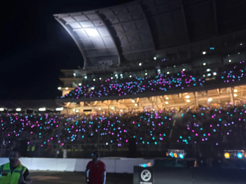 NitrOlympX crowd at night