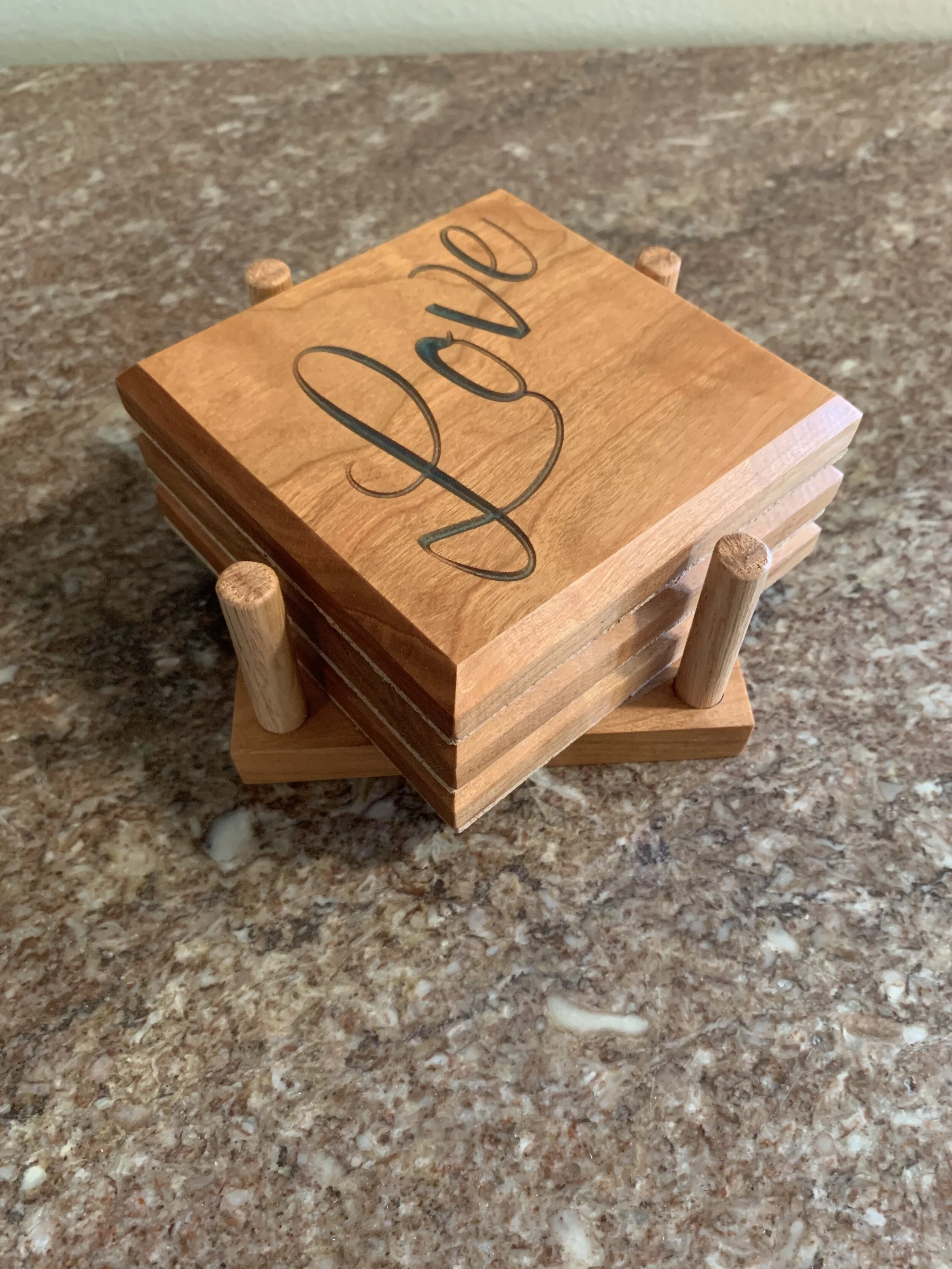Live, Laugh, Love Coaster Set