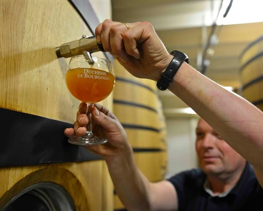 Oak Barrels used to age beers like the Duchesse de Bourgogne