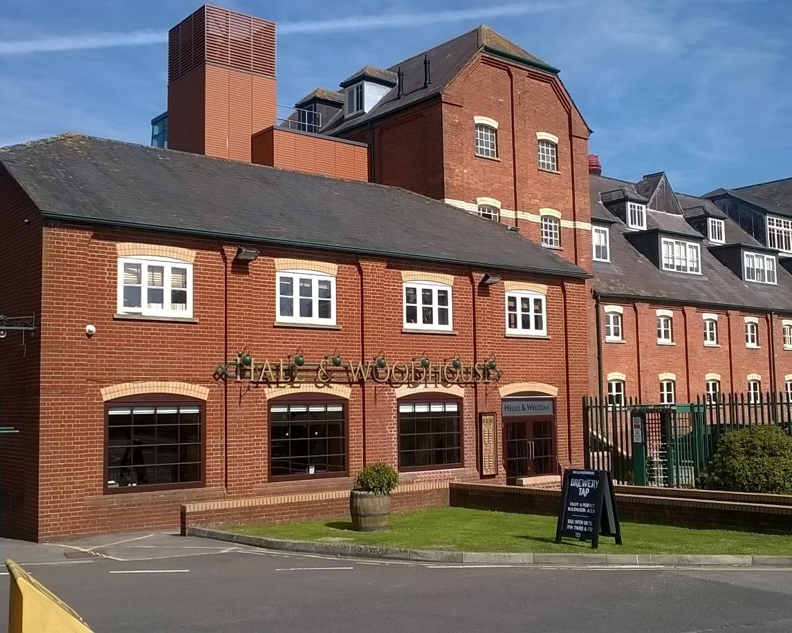 Brewery and pub at Hall & Woodhouse in Dorset