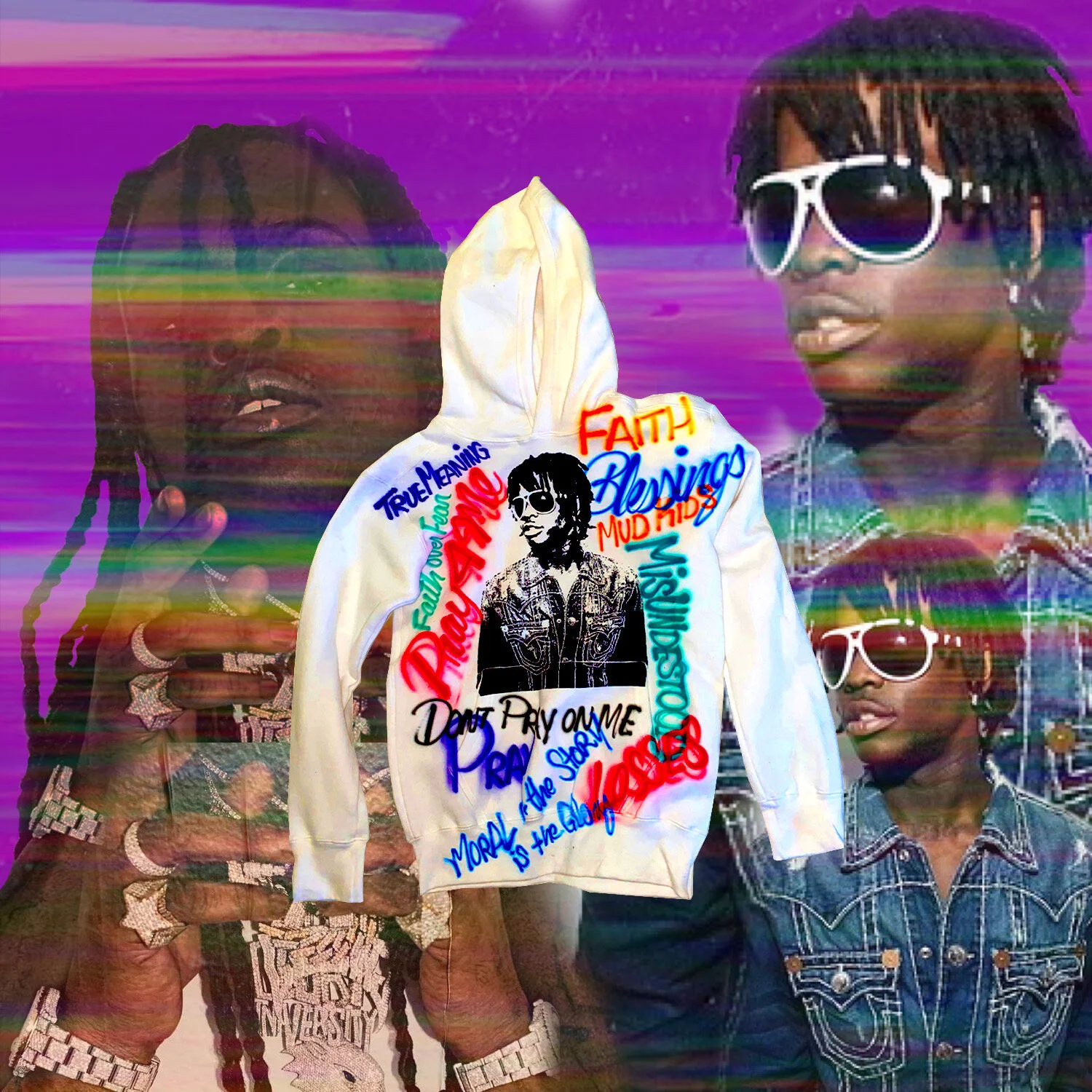 AIRBRUSH 1OF1 GLORYBOY HOODY