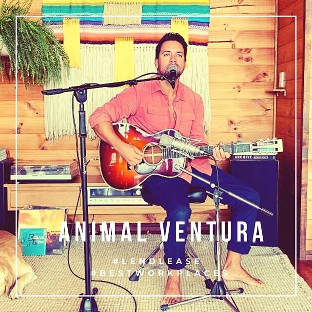 Happy Hump Day!⁠
Expect smooth vocals and slick melodies from the live looping prodigal talents of @animalventura for the⁠
#Lendlease teams working from home this Wednesday. ⁠
🎵🎙️🎸🎺☀️⁠
⁠
⁠
#LendLeaseBeats⁠ ⁠#bestworkplaces #livemusic #workfromhom