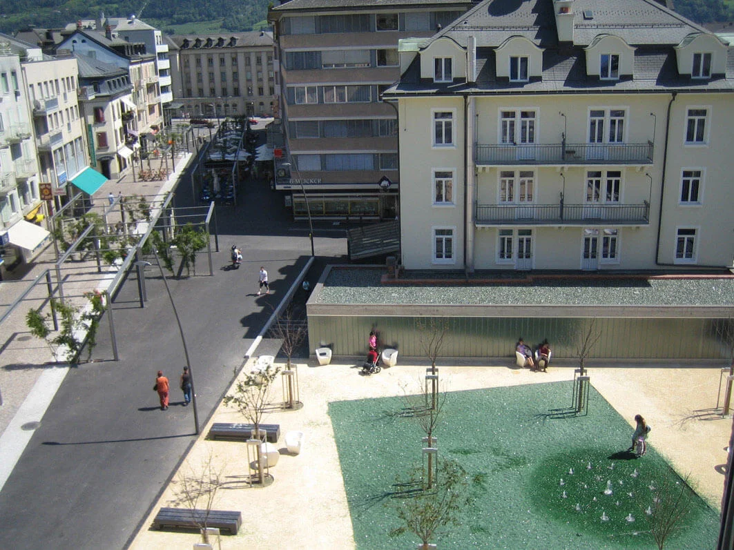 place et rue des Remparts | Sion