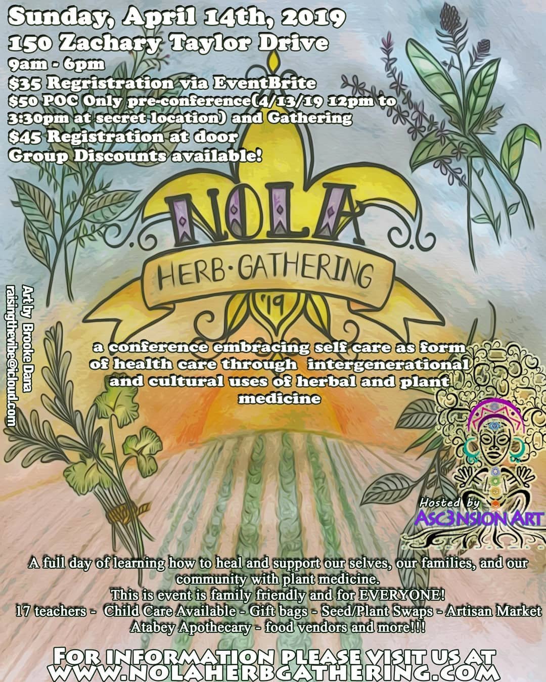 ✨APRIL 13-14!!✨ Reposted from @nolaherbgathering -  We know we have said it many times - and still - we get hype when teachers want to return to the gathering! &nbsp;And we also know how fond New Orleans is of this lovely being - so yall can get hype