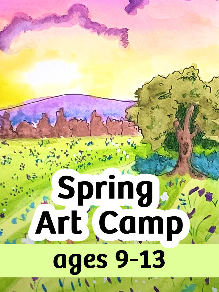 Spring Break Art Camp, ages 9-13