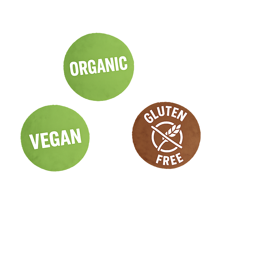 Organic, vegan &amp; glutenfree products