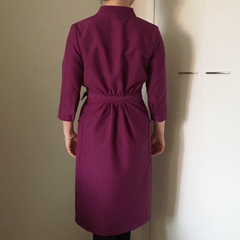 linda wrap dress — Sewing Tidbits, a sewing blog by Delphine