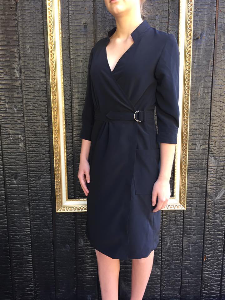 linda wrap dress — Sewing Tidbits, a sewing blog by Delphine