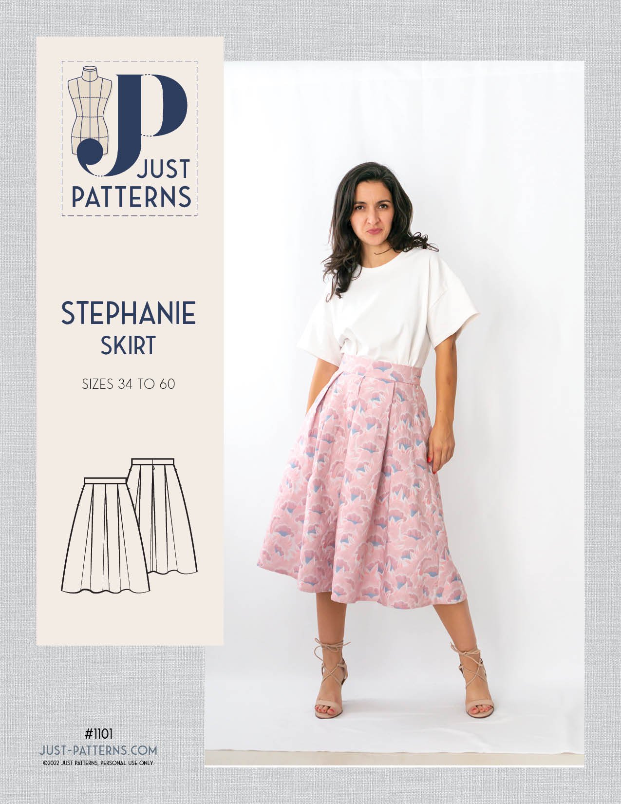 Pleated Skirt Pattern - Etsy
