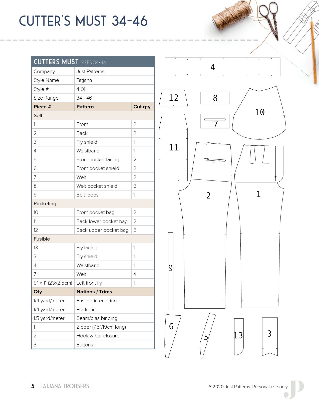 38 Free Sewing Patterns for Pants  AllFreeSewingcom
