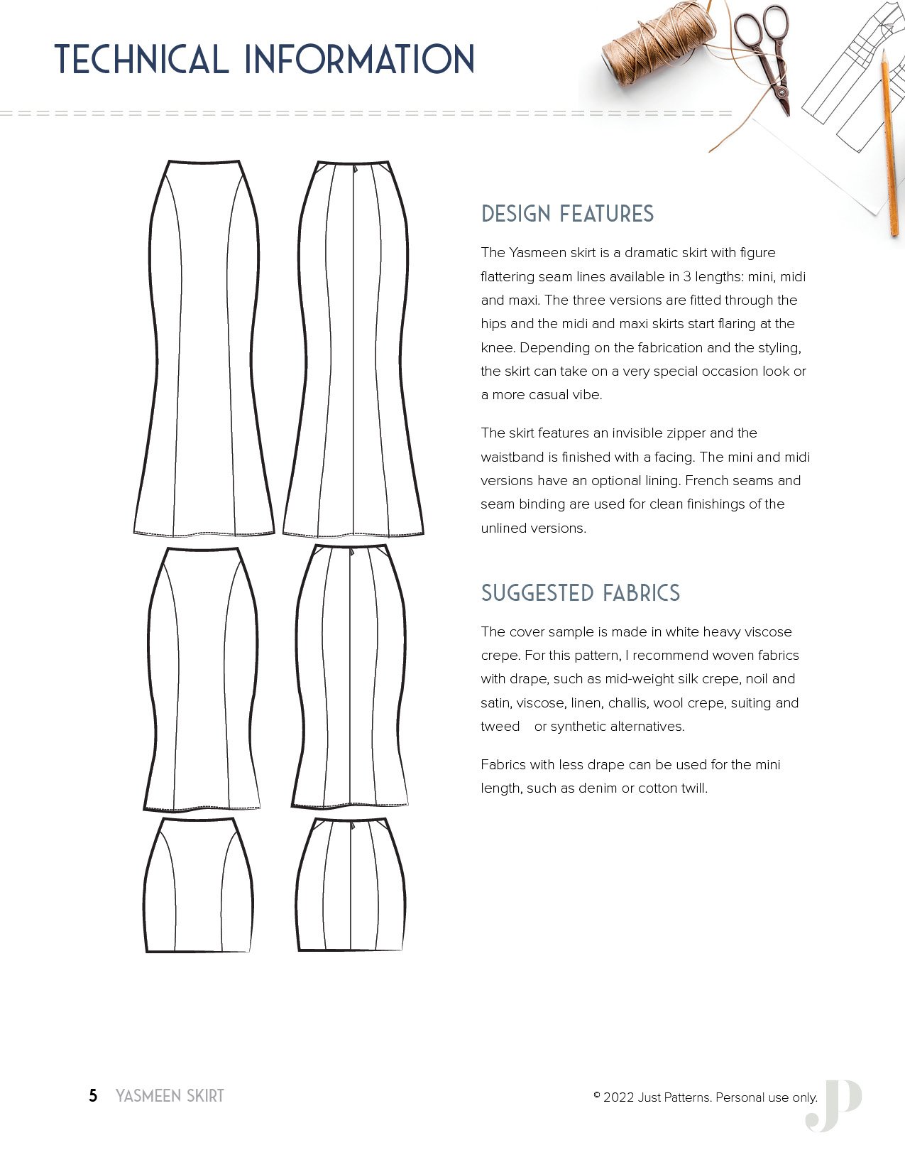 How To Make A Skirt Pattern: Draft A Skirt Block - The Creative Curator