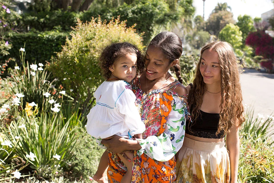 Shirley Erskine-Schreyer, founder & editor in chief, and mom of Michaela (22) and Bella (5). Photographed by Alden Wallace