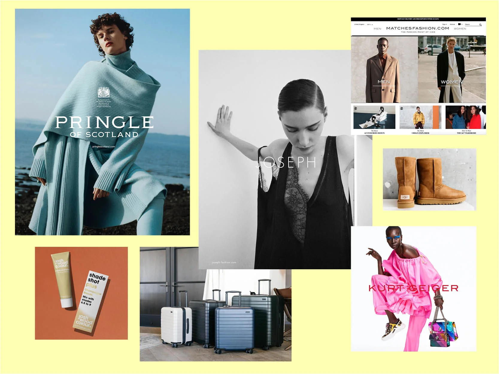 Current clients of FAKE PR include Pringle Of Scotland, AWAY, Ugg, Kurt Geiger, matchesfashion and many more