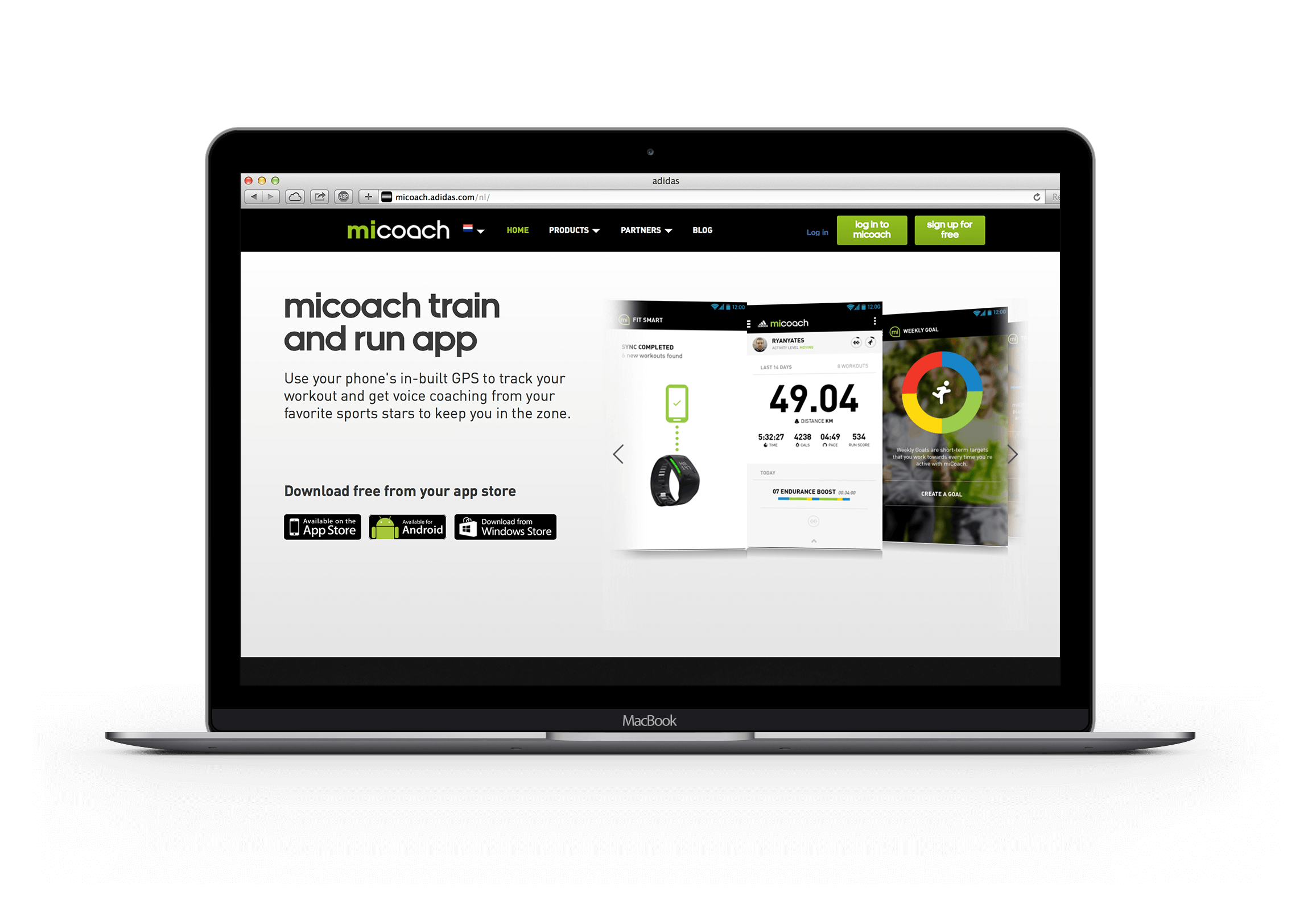 micoach adidas com login