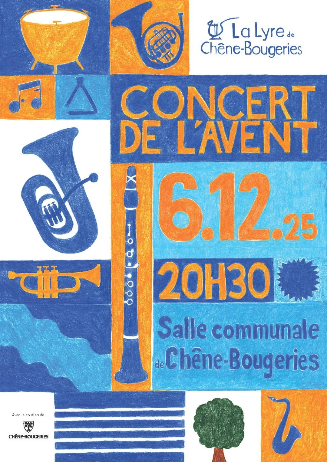 Lyre Chêne B.