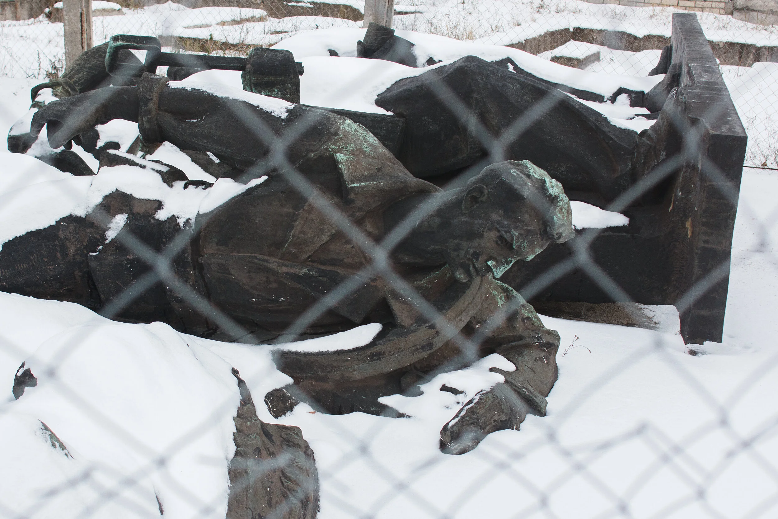 Pictured: Yevgen Nikiforov, from series ‘On Republic's Monuments(2014-2019)’