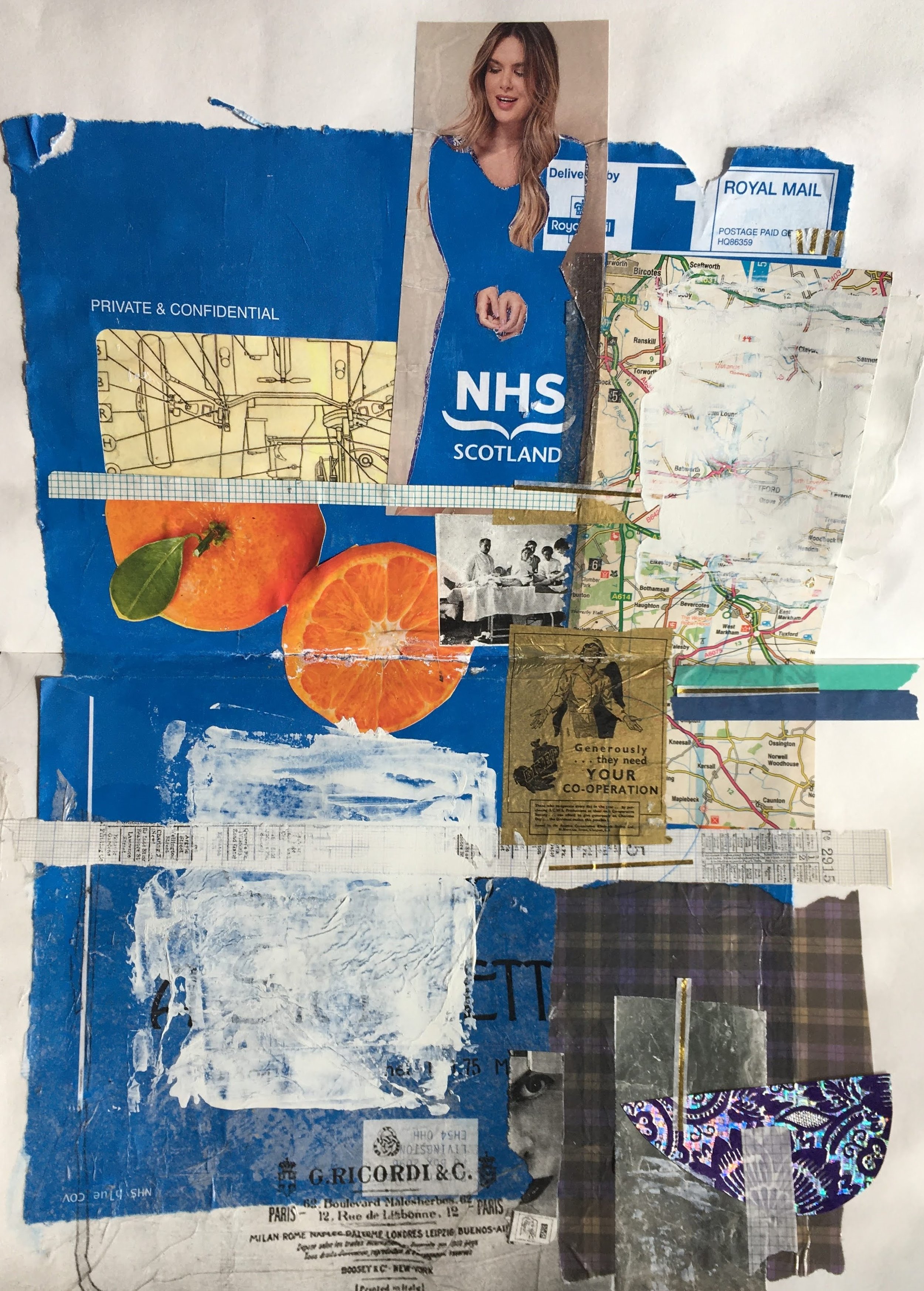 Online and postal art journaling - GCC Artist in Residence programme and Glasgow Women’s Centre