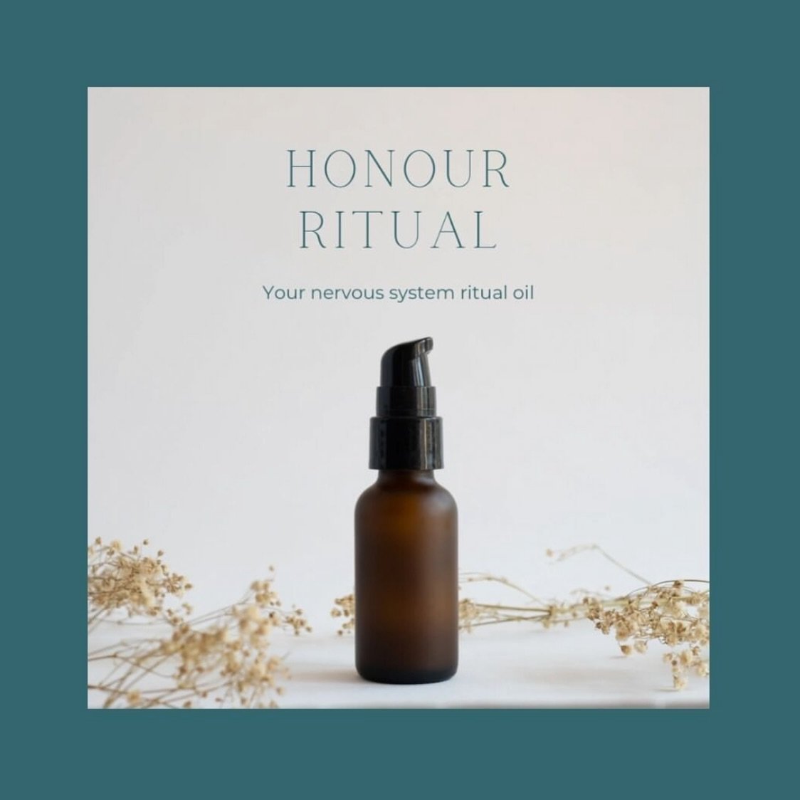 A luxe body oil designed as part of your nervous system honouring ritual.

Use this oil as part of your morning ritual, massaging your vagus nerve and setting your intention for the day. While designed to help you feel anchored for a day of ease, you