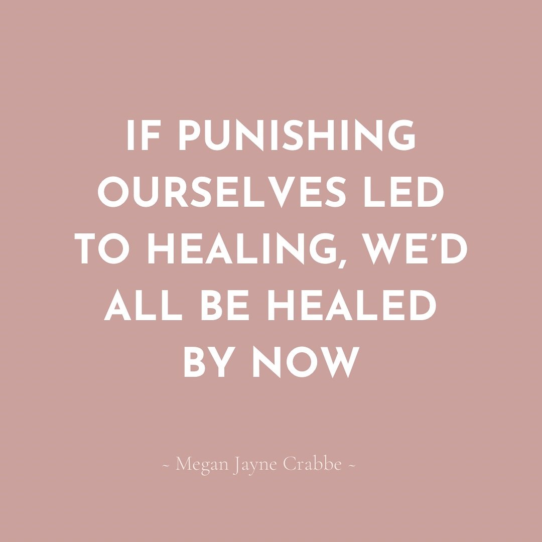 Hands up if you&rsquo;re guilty of punishing yourself for being where you are 🙋🏼&zwj;♀️

The mind and the body are so intricately connected. I do find in my practice, the ones who physically heal faster are the ones who do the inner work too. 

Wha