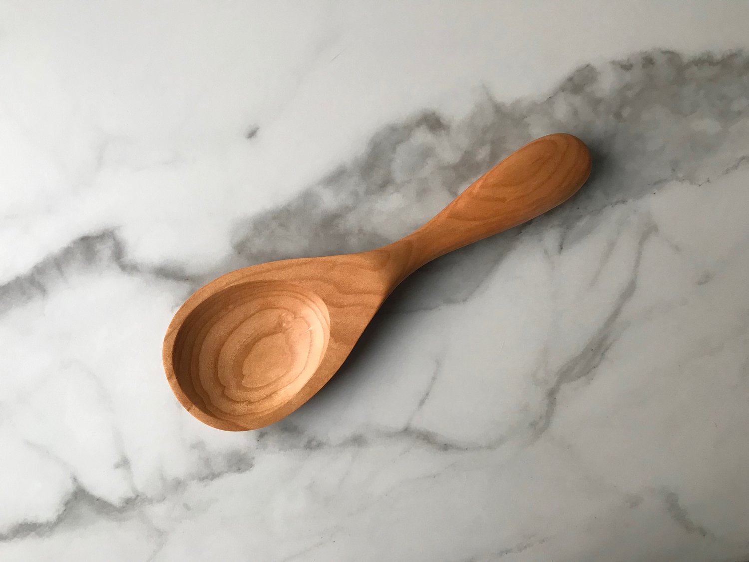 Made in Maine Stew or Crockpot Spoon with contrasting inlay USA Round Bowl Cooking Spoon