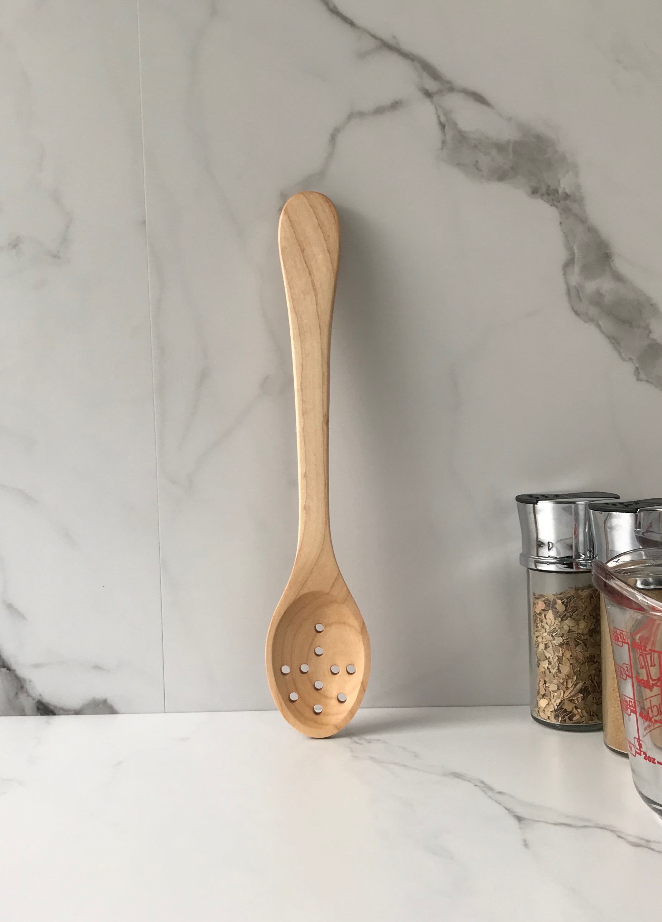 Maple Colander Spoon