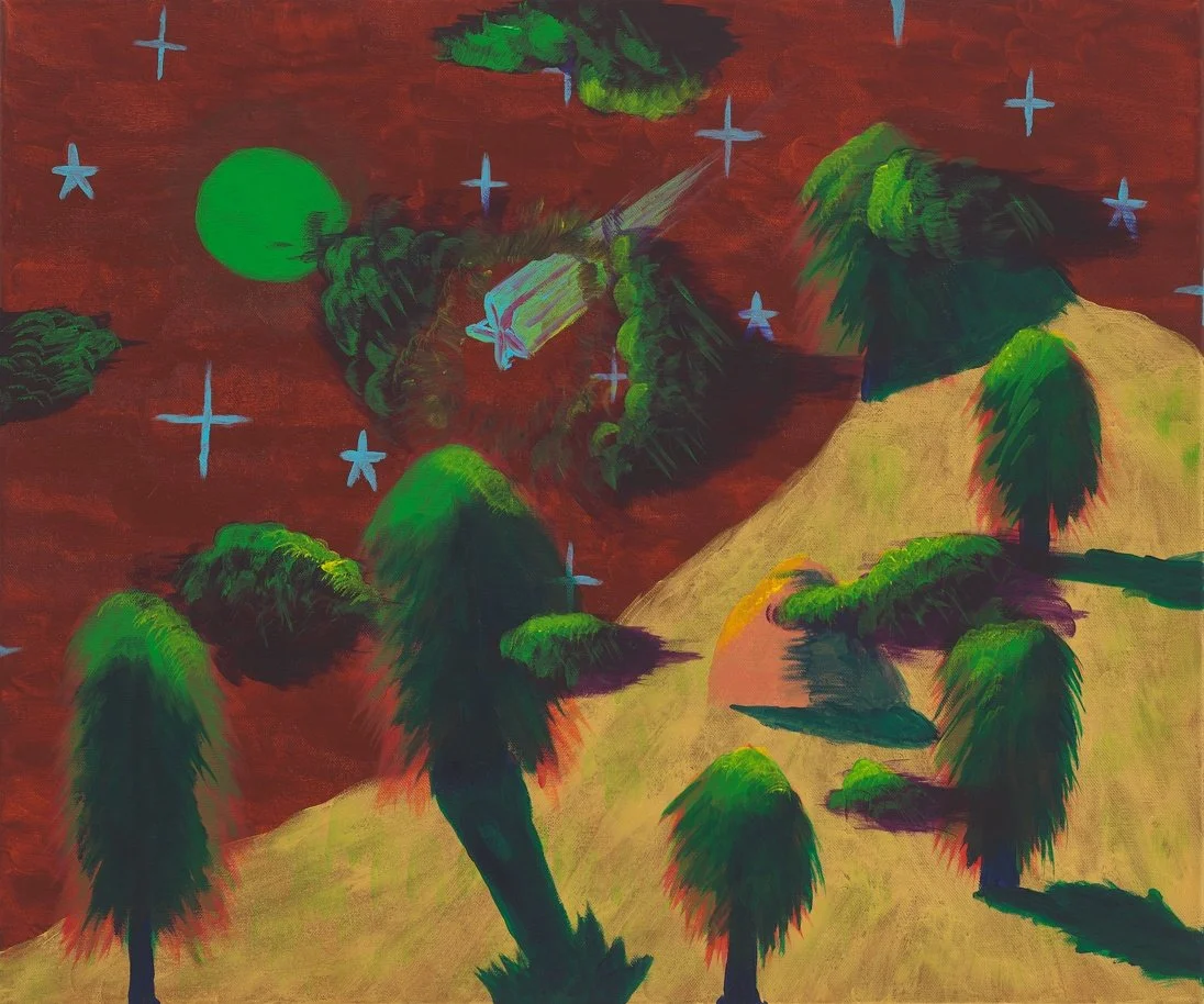 밤의 산, 캔버스에 아크릴, 630x730, 2026