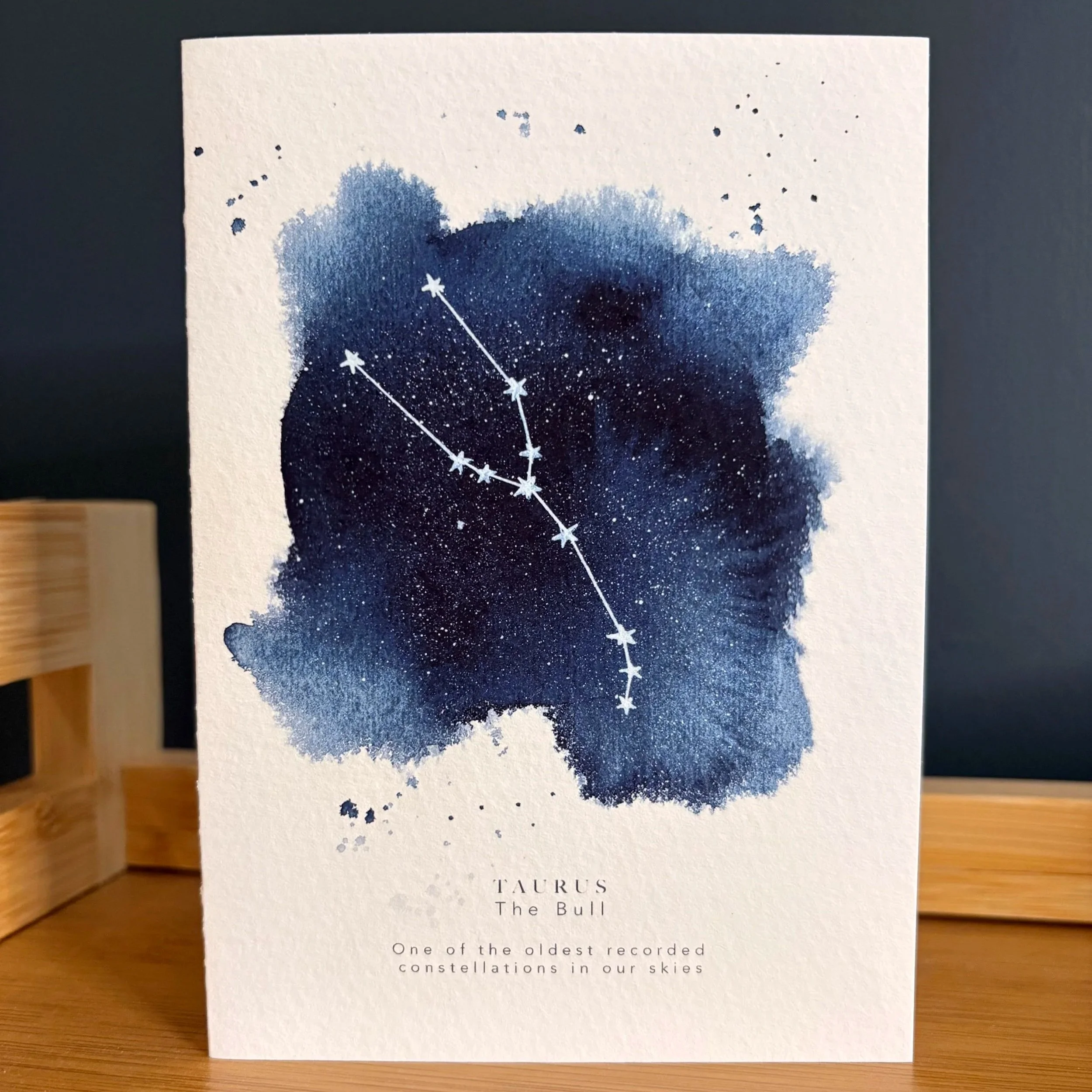 Taurus | The Bull – A6 Keep & Frame Greeting Card (Zodiac Constellation Collection)