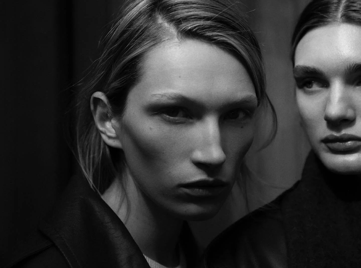 Sneak peak of @margot92_official FW2021 campaign 🖤
@liz.kennedy_ &amp; @nana_abramova 
Styled by @barbbvelez 
MUH @meganmotterhair 
Light set by @al.bertfg