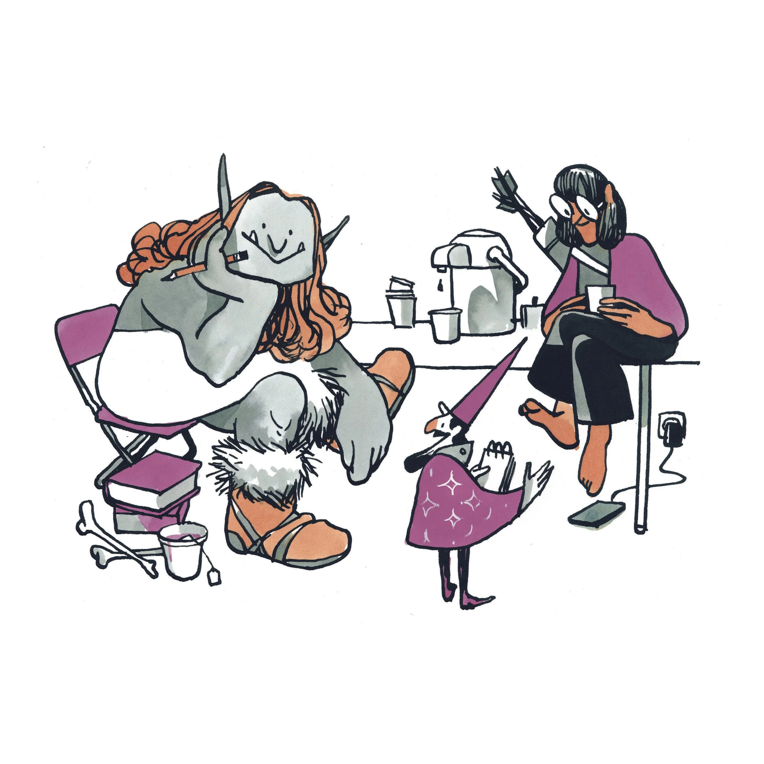 Weekender (original drawing)