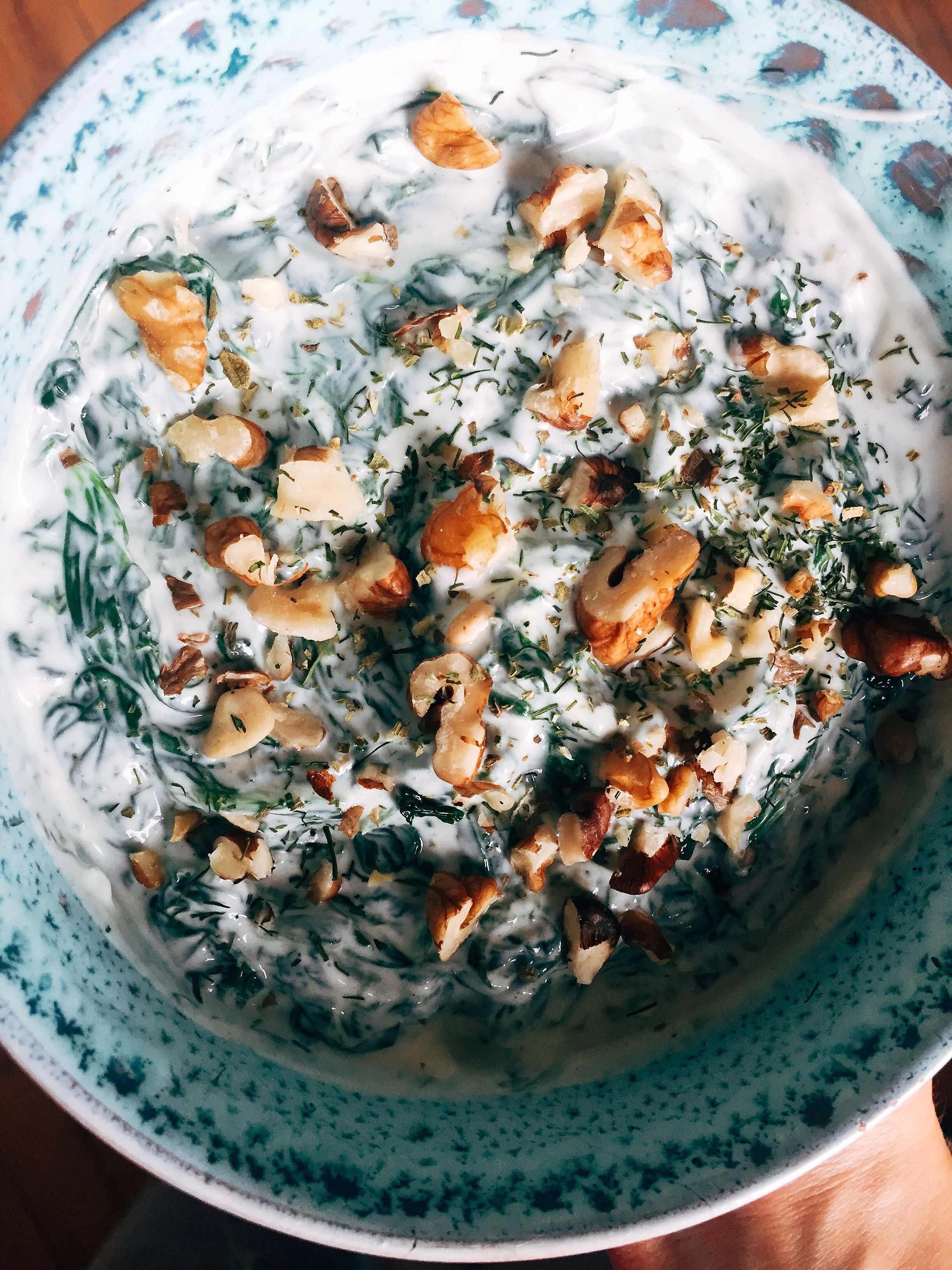 Spinach &amp; Yoghurt Dip