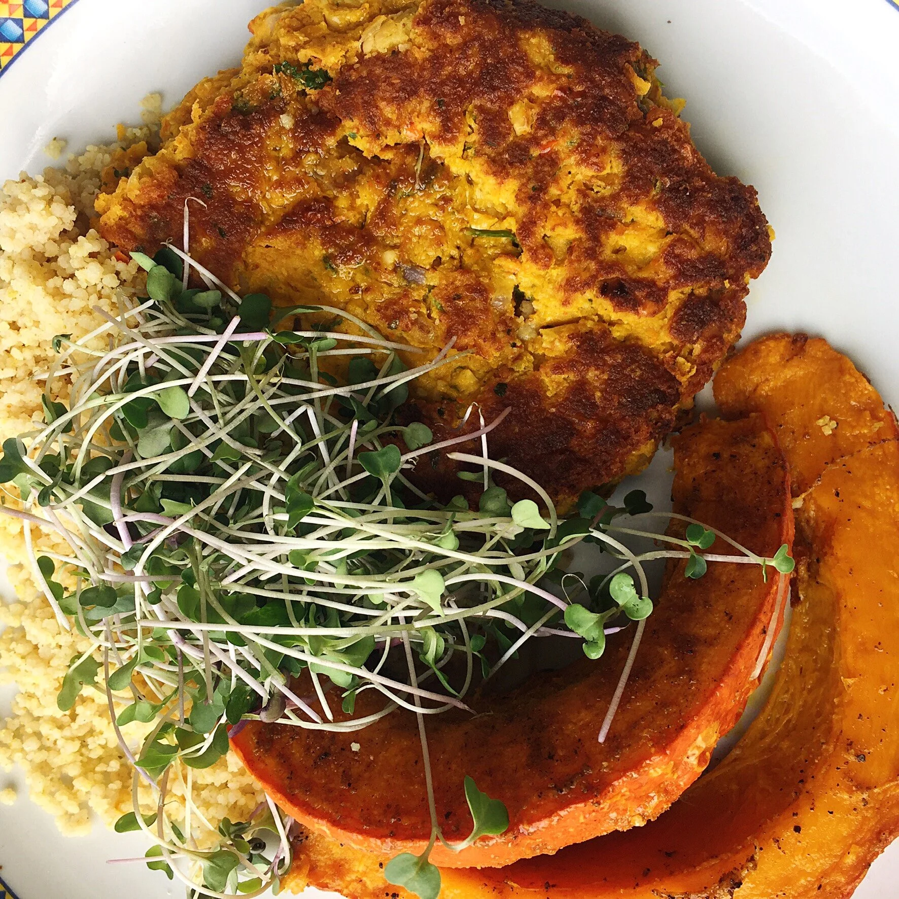 Pumpkin Burger &amp; Spread