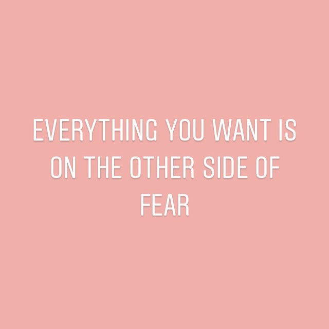 🙌🏻 #feelthefearanddoitanyway #fearquotes #watchthisspace