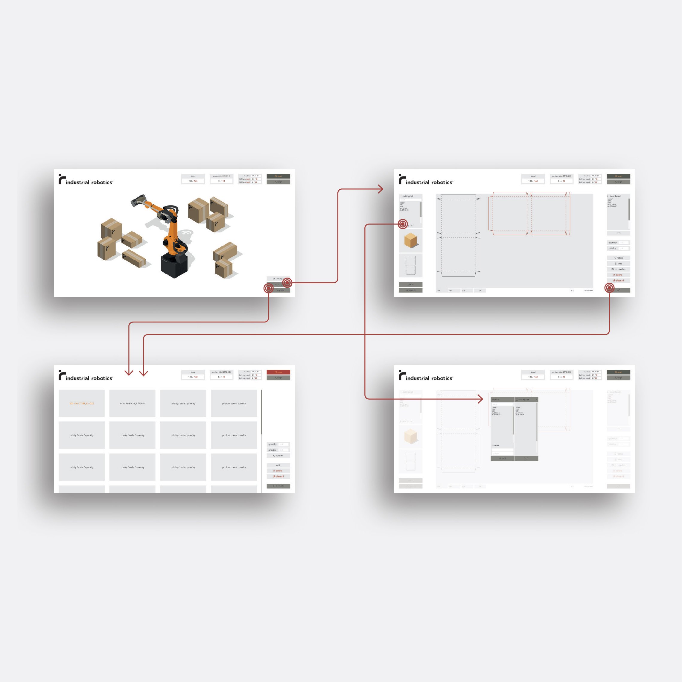 industrial robotics / ui