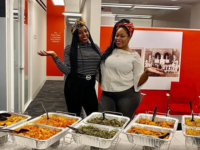 2Queenz catering a beautiful dinner for the lovely ladies of JWOC!!! #love #jewishwomenofcolor