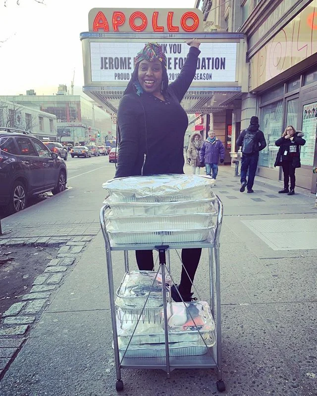 So honored to once again be called to cater the one and only historical Apollo Theater!!! #2queenz #foodwithlove #harlemworld #harlem #historyinthemaking #sistersister #love