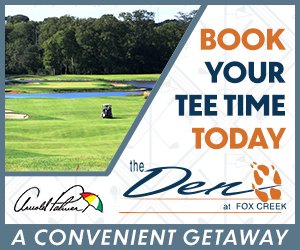 Banner Ad for Geofence Campaign for The Den at Fox Creek Golf Course