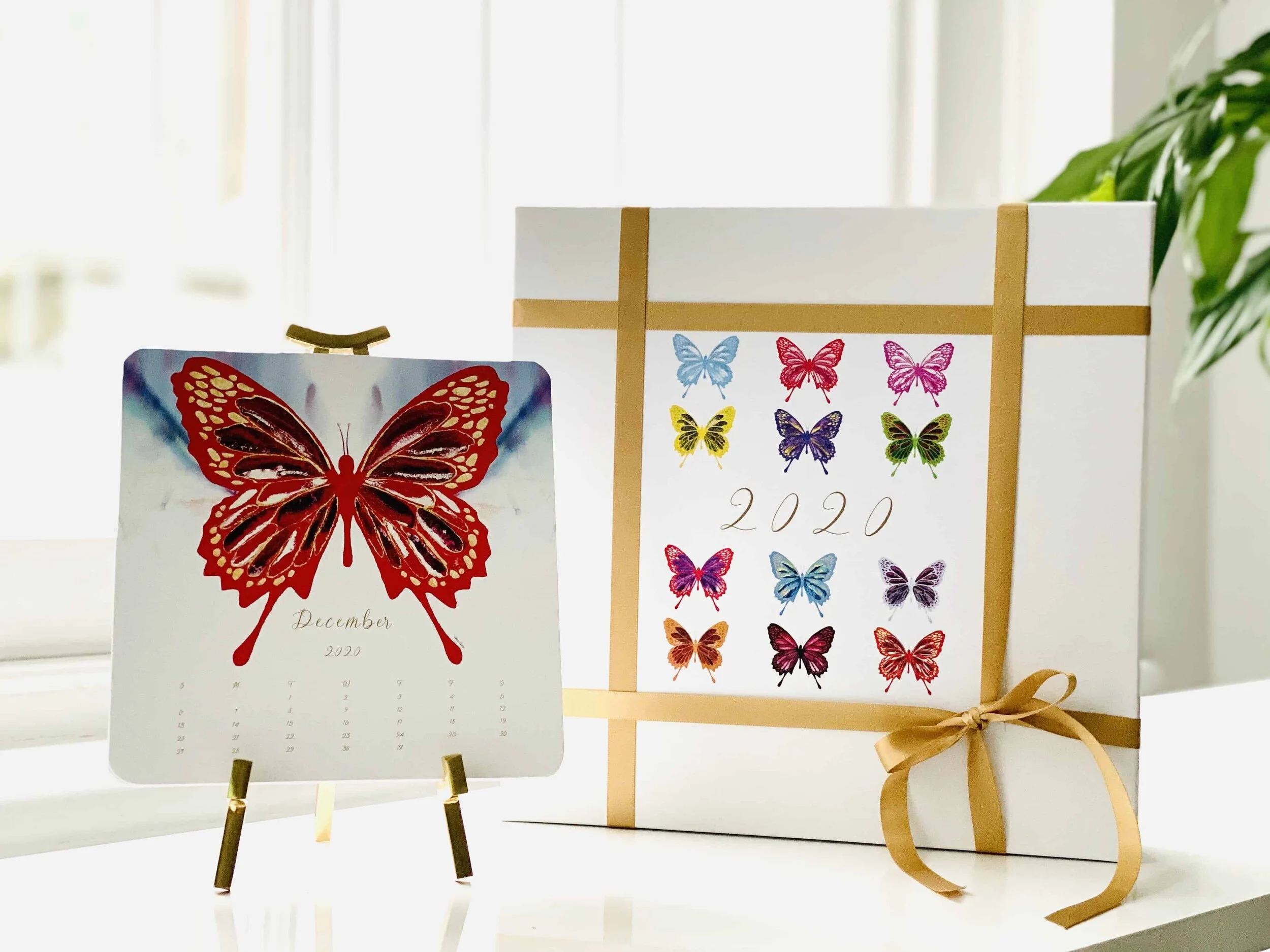 2020 "New Beginnings" desktop calendar