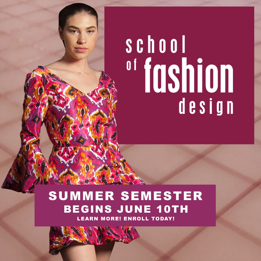 📚☀️We are now enrolling for summer! Whether you are a returning student or eager to start your fashion design journey, this is your chance to secure your spot and further your education through our proven fashion design program! Register today (link