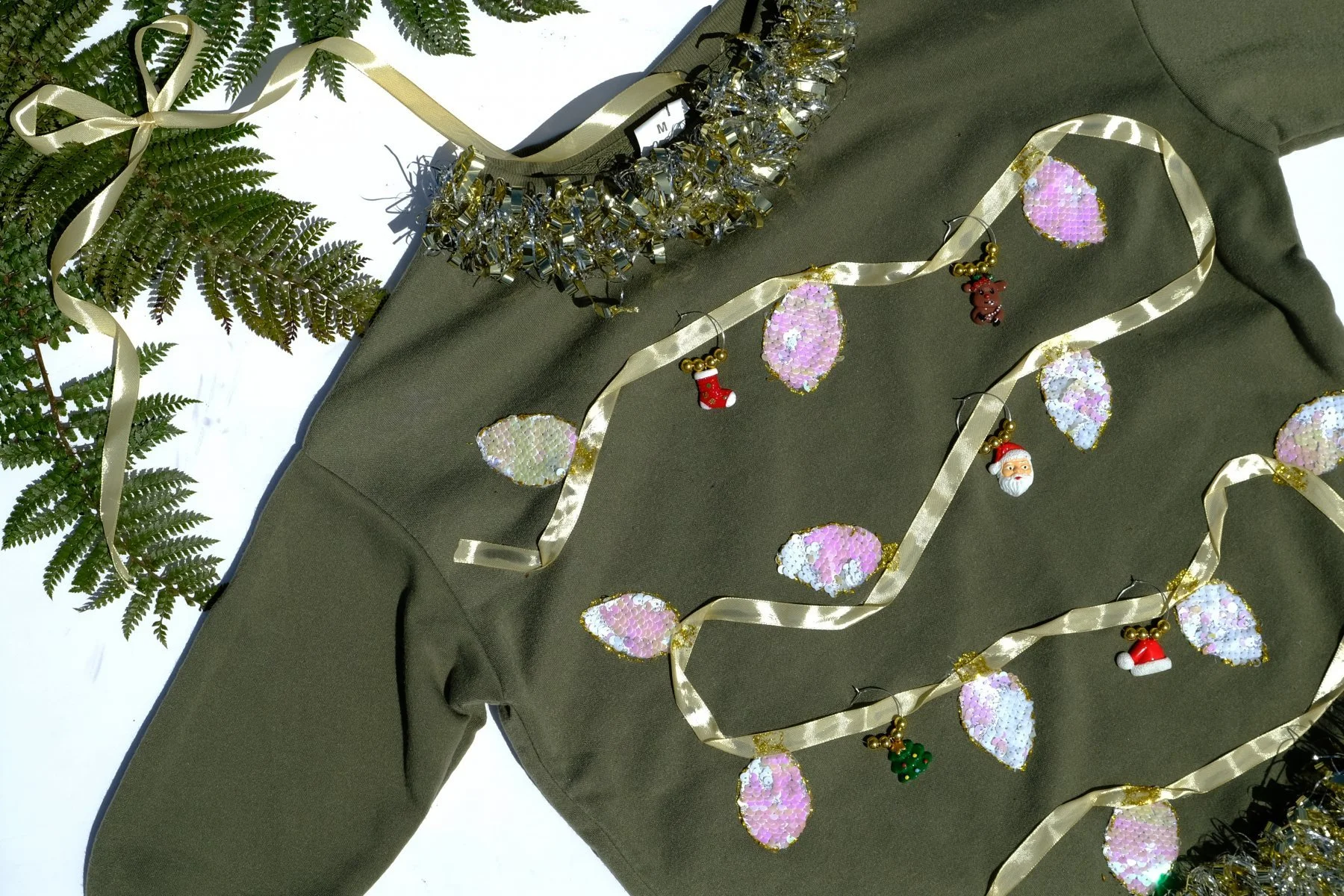 Upcycled “Ugly” Holiday Sweaters