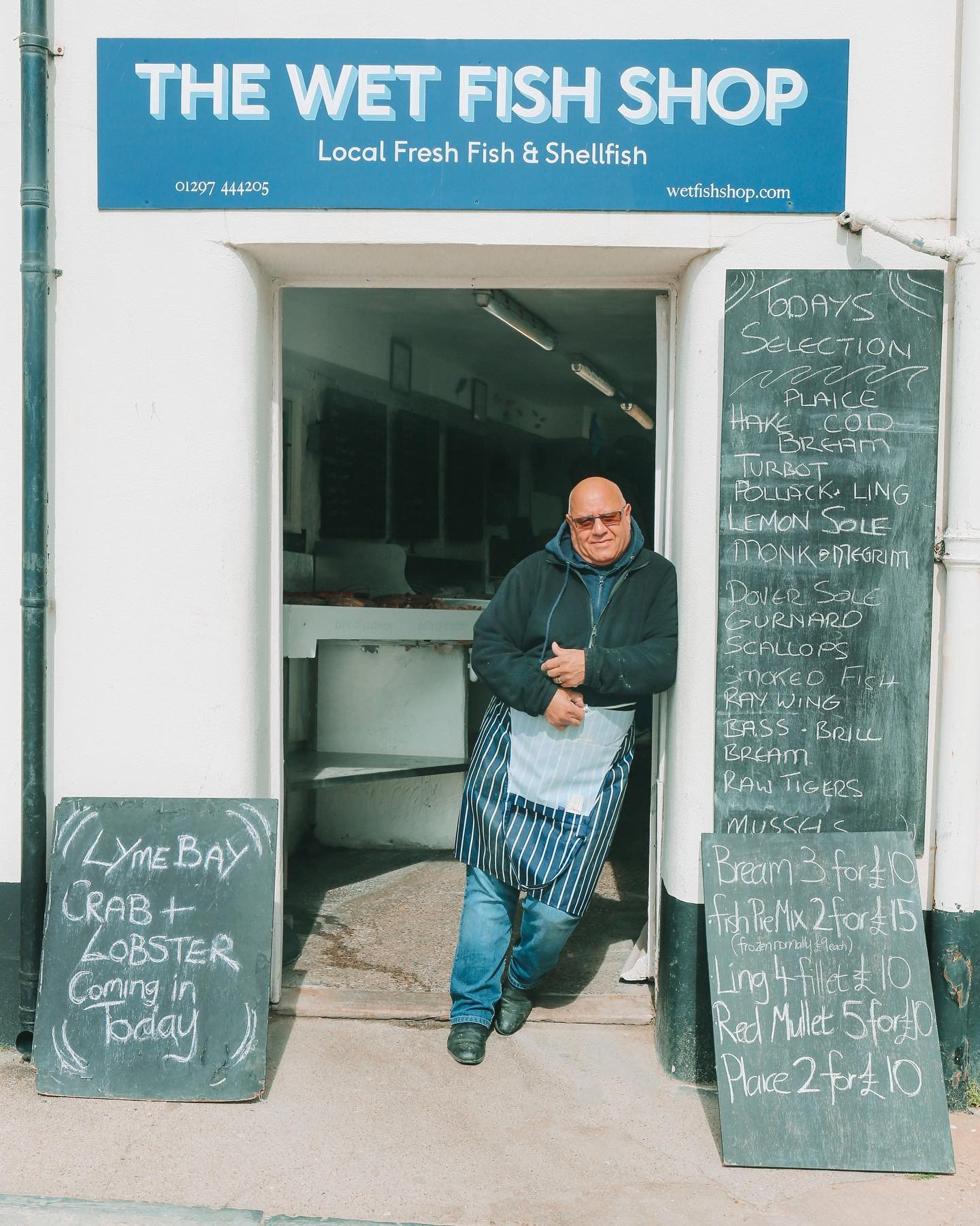 LIKE A LOCAL 

@thewetfishshop 
Taste of the West award winning, local produce, freshly caught-and located right on the cobb-this is a must visit seafood spot! 
AND their new location will be opening on 18th May, @millersfarmshop 12pm! We&rsquo;ll be