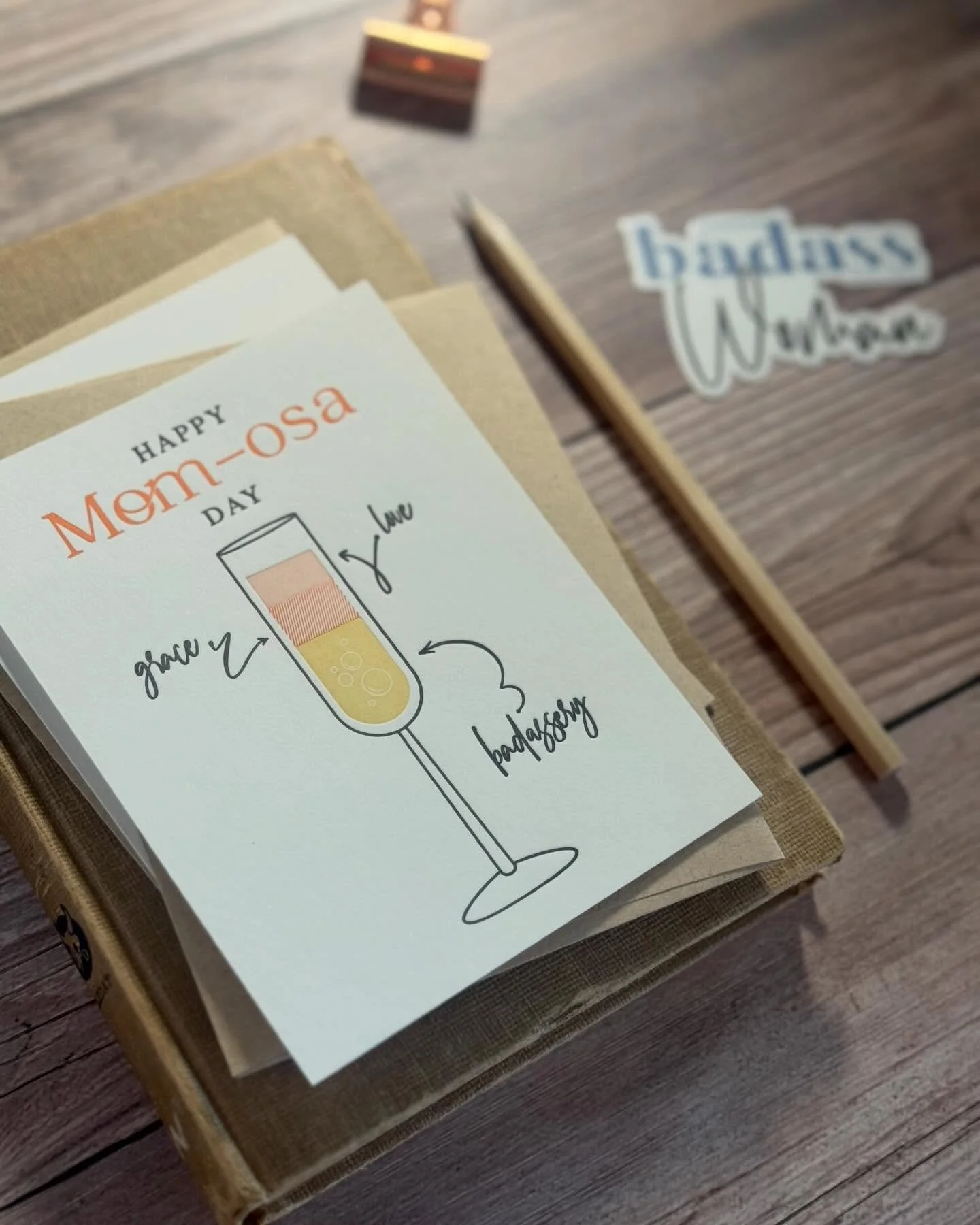 It almost May, and that mean Mother&rsquo;s Day is approaching fast! I have a few of these cards left. Get yours before they are gone! 

#mothersday #celebratemoms #momsarethebest #momosa #letterpresslove