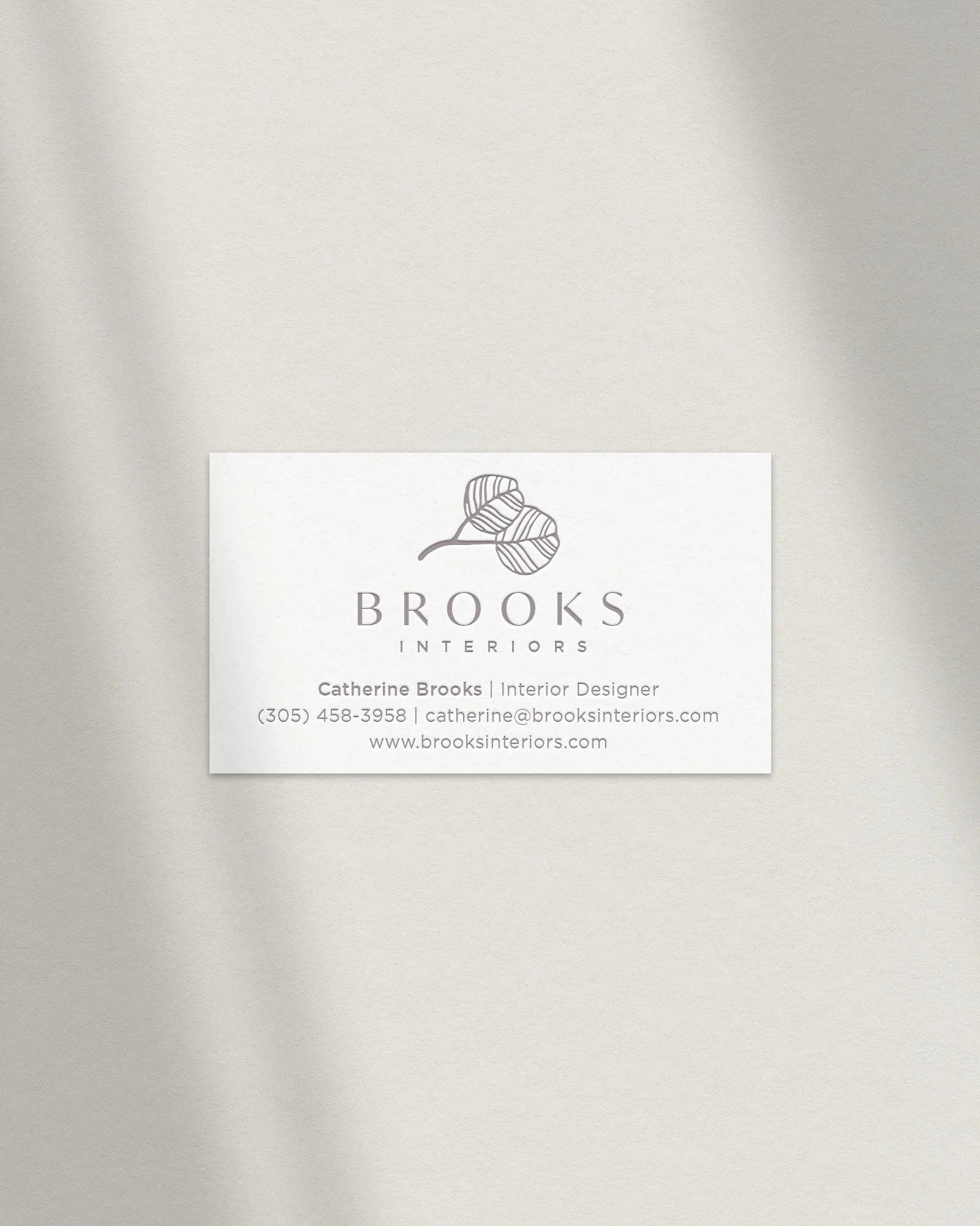 Letterpress Business Cards